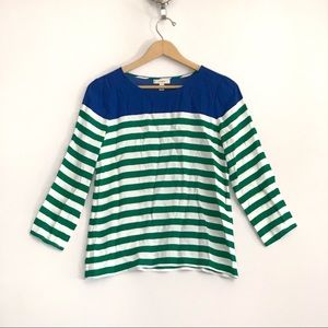 J. Crew Size 2 Striped Blouse Style# 96447
